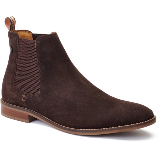 Base London Virgil Leder Herrenstiefel in Brandbraun - Image 1