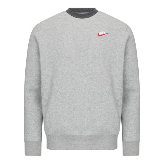 Nike Sportswear Herren Club Fleece Crew Trainingsanzug Grau - Image 2