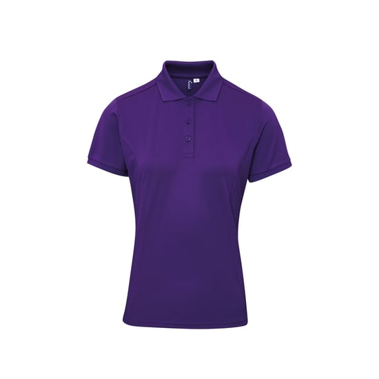 Premier Damen Polo-Shirt Coolchecker mit CoolPlus (Violett) - Image 1