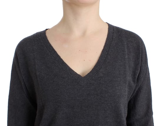 Costume National Pull à manches courtes gris pour femmes - Image 3