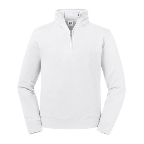 Russell Herren Authentic Zip Neck Sweatshirt (Weiß) - Image 1