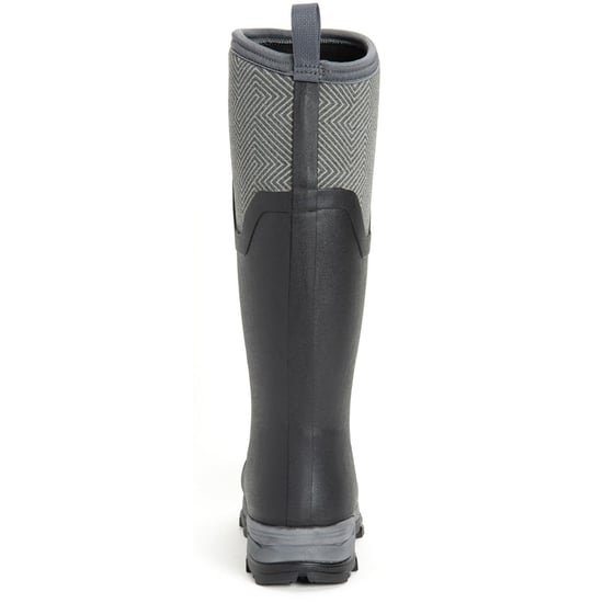 Muck Boots Arctic Ice Tall Rubber Schwarz/Grau Geometrische Gummistiefel - Image 2