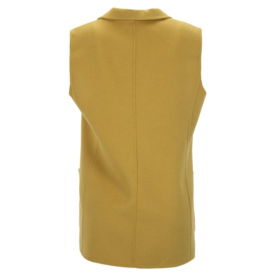 Max Mara Wende-Weste aus gelber Wolle - Image 3