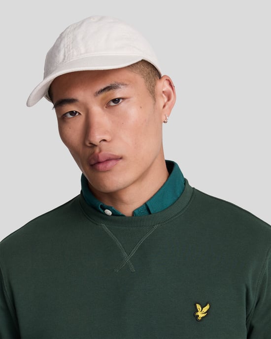 Sweatshirt mit Rundhalsausschnitt für Herren in Grün - Image 4