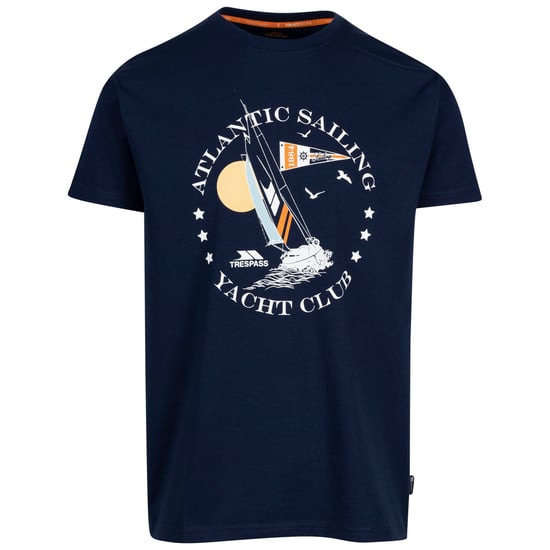 Trespass Mens Cedarf Printed T-Shirt (Navy)