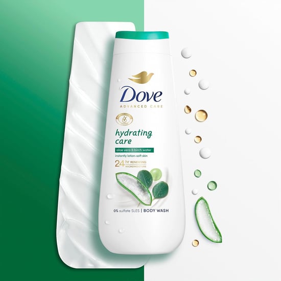 Dove Advanced Care Body Wash Hydrating Care 24H Renewing Micromoisture, 2x400ml