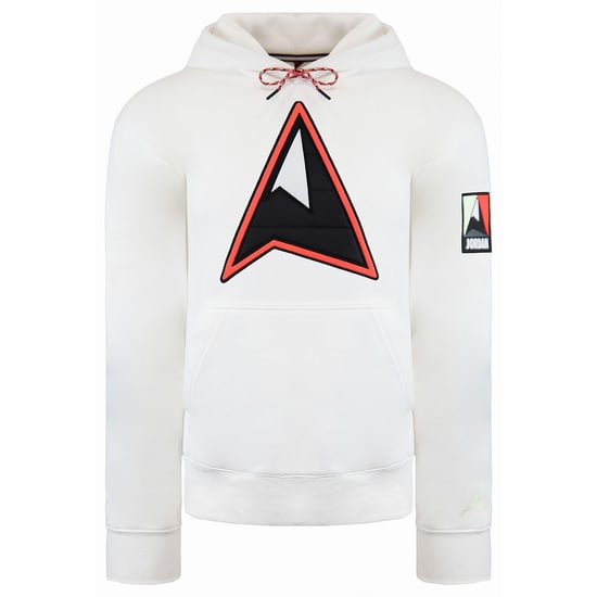 Nike Air Jordan Standard Fit Long Sleeve Pullover White Mens Hoodie CT3490 100