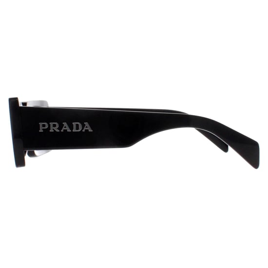 Prada Rectangle Womens Black Dark Grey PRA07S