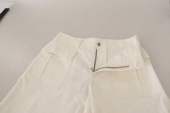 Schicke Baumwoll-Hose mit schmalem Bein - Image 4
