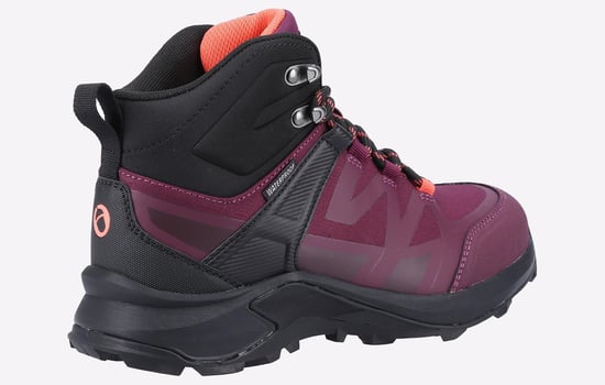 Cotswold Horton Maschen Damen Burgund Wanderstiefel - Image 3