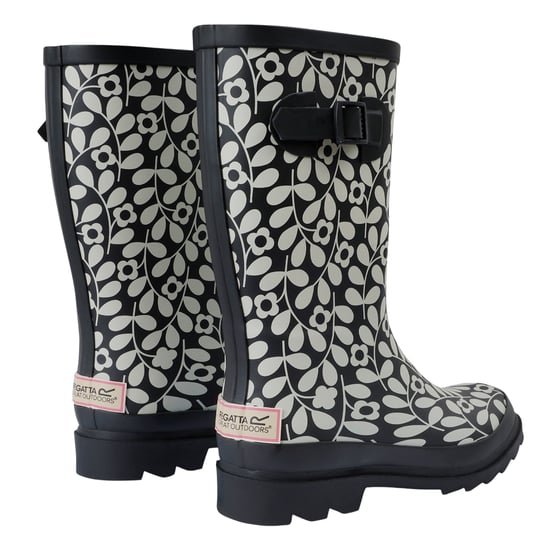Regatta - Damen Gummistiefel "Orla Kiely", Jasmin Blume (Schwarz) - Image 2