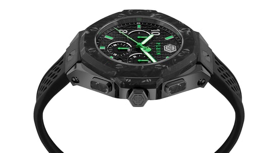 Philipp Plein Plein Chrono Royal Herren Schwarz Uhr PWPRA0624 - Image 2