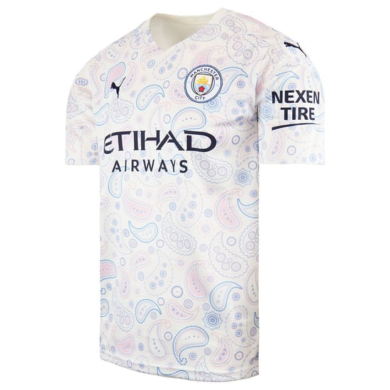 Puma FC Manchester City Herren-Fußballtrikot in Weiß - Image 2