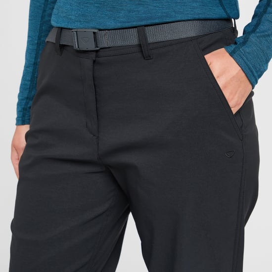 Brasher Women's Stretch Water Repellant Walking & Hiking Trousers with Built in Belt