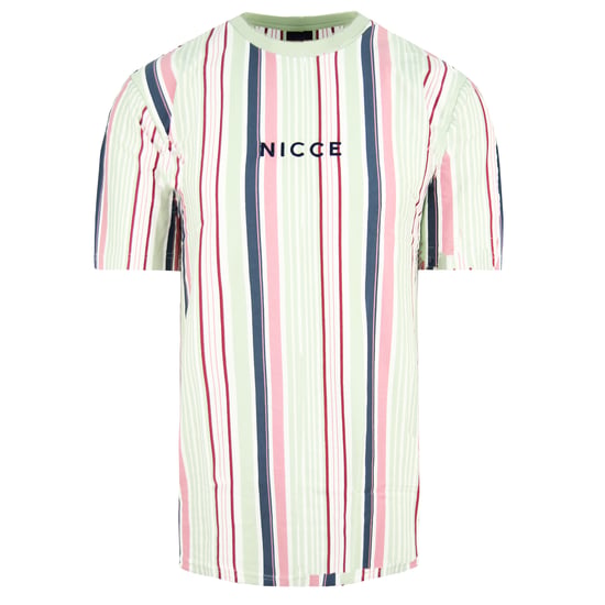 Nicce Short Sleeve Round Neck Multicoloured Mens Club T-Shirt 202 1 09 02 0218