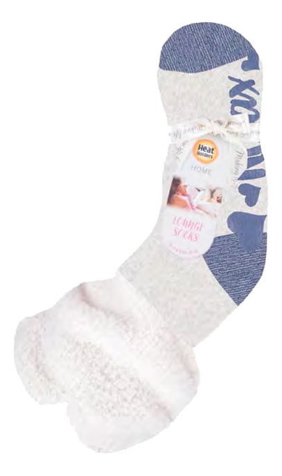 Heat Holders Damen-Thermo-Bettsocken mit Greifern, weich, flauschig, Slouch-Oberteil, rutschfest, Mauve (Slouch) - Image 2