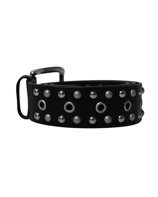 Isabel Marant Verzierte Rica Gürtel aus schwarzem Leder - Image 3
