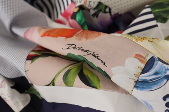 Dolce & Gabbana Mehrfarbige Patchwork Popeline Blumen A-Linien Mini-Falten Damenkleid - Image 5