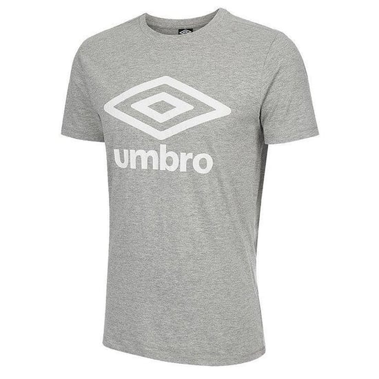 Umbro Large Logo Mens Grey T-Shirt