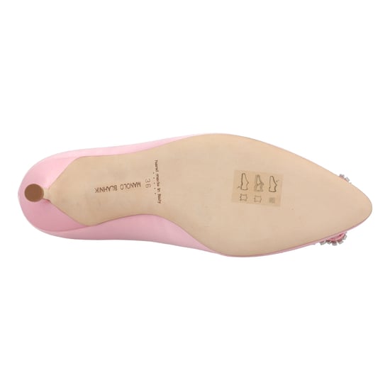 Manolo Blahnik Hangisi 070 Pump in Pink - Image 6