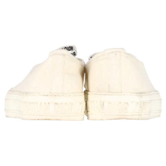 Christian Dior Walk’N’Dior Sneakers aus weißem Baumwoll-Canvas - Image 4
