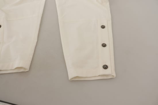 Schicke Baumwoll-Hose mit schmalem Bein - Image 5