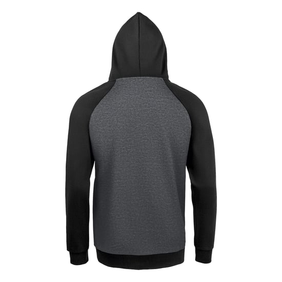 SOLS - "Seattle" Kapuzenpullover für Herren/Damen Unisex (Schwarz/Anthrazit meliert) - Image 2