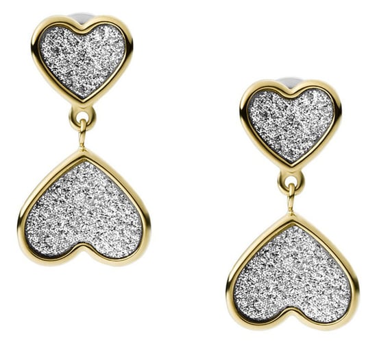 Fossil Schmuck 'Sutton' Damen Ohrringe aus Edelstahl - Gold JF03939710 - Image 1