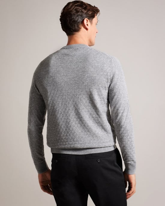 Ted Baker Loung Herren Langarm T-Strickpullover - Image 5