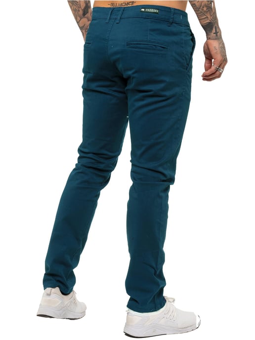 Enzo Herren Slim Fit Stretch Chinos - Image 5