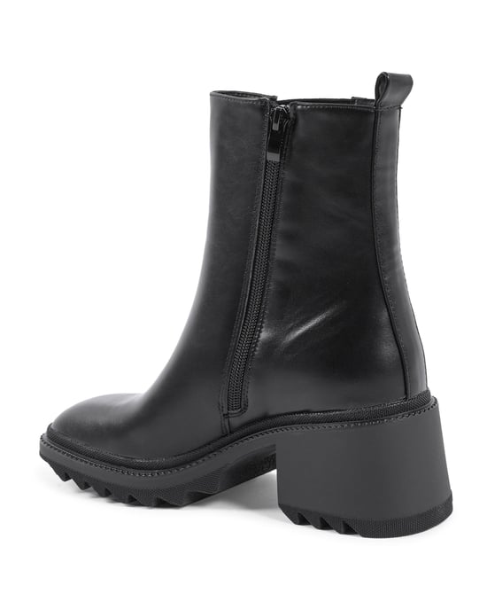 V Italia Damen Stiefeletten Schwarz 181-87 Nero - Image 3