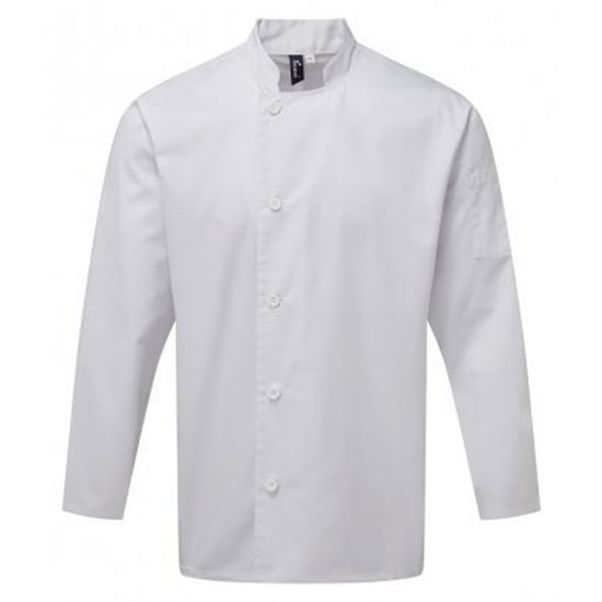 Premier - "Essential" Kochjacke für Herren (Weiß) - Image 1