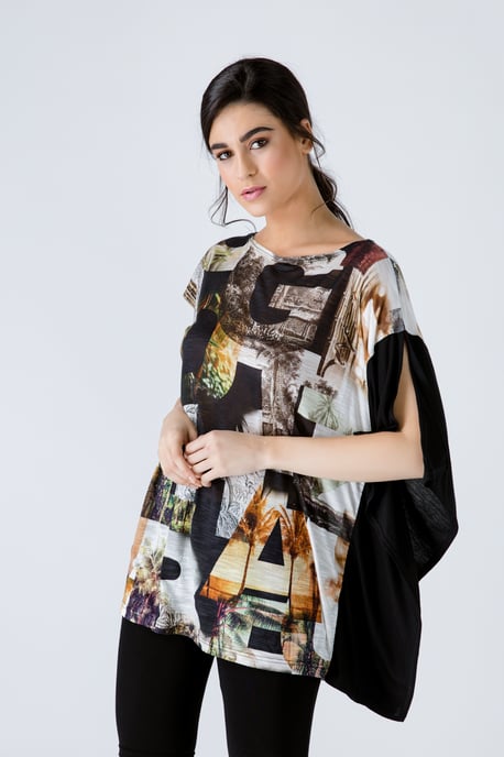 Asymmetrische Print-Tunika - Image 2