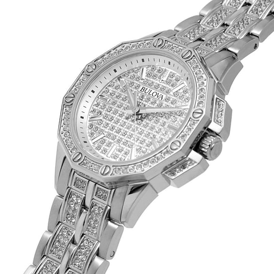 Bulova Octava Silber Damen Armbanduhr 96L305 - Image 3
