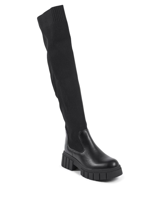 19V69 Italia Womens High Boot Black