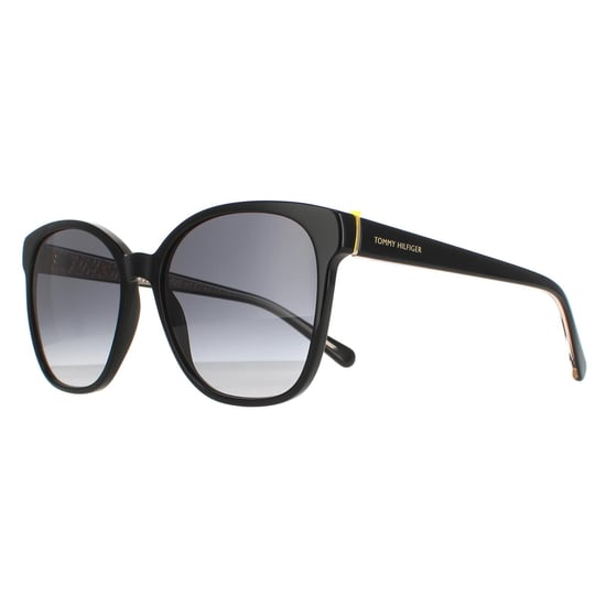 Tommy Hilfiger Square Womens Black Dark Grey Gradient TH 1811/S
