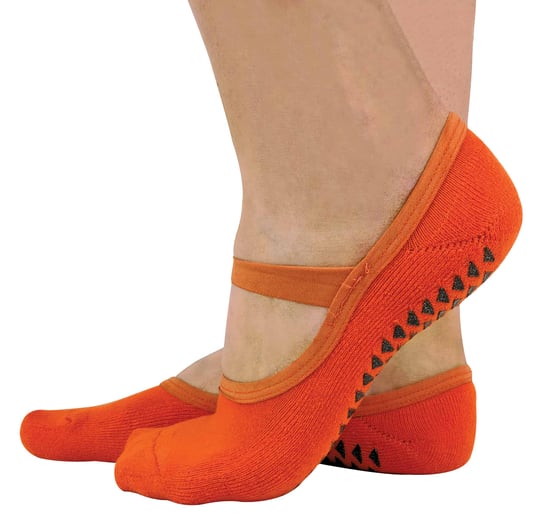 2 Paar Damen Anti-Rutsch-Griff unsichtbar Pilates Yoga Socken mit Riemen - Image 1