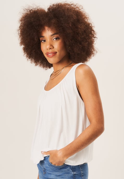 Rouse Neck Oversized Ärmelloses Top - Image 2