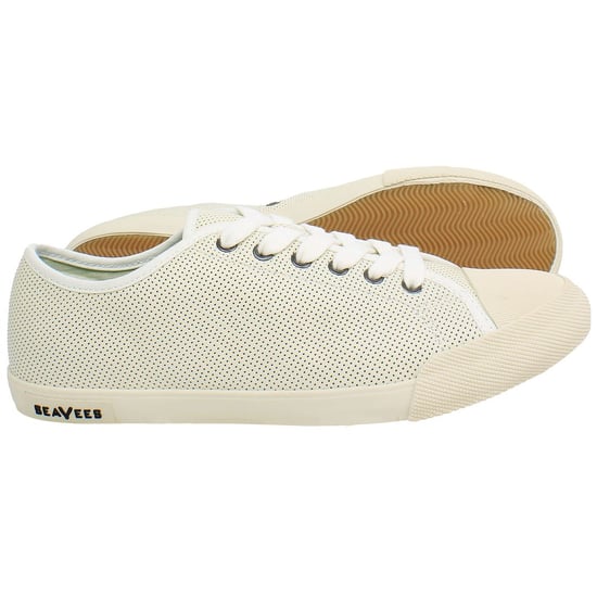 Seavees Army Issue Low Damen Weiße Plimsolls - Image 4