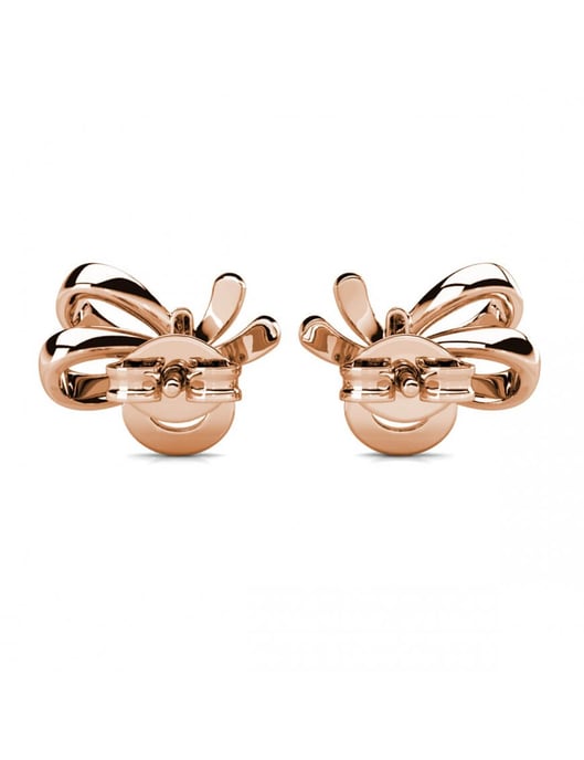 Posie Ohrringe - Rose Gold und Kristall - Image 5