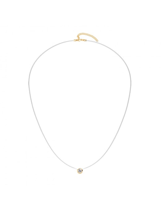 Mond-Halskette - Gold und Kristall - Image 4