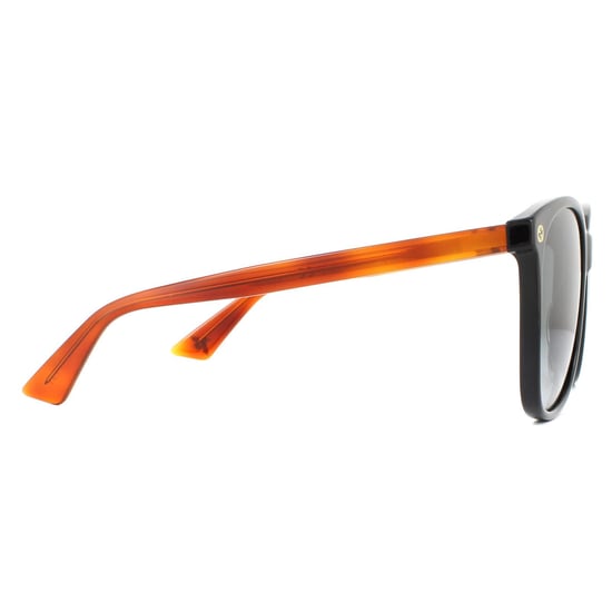 Gucci Sonnenbrille GG0024S 003 Schwarz Braun Grau Gradient - Image 4