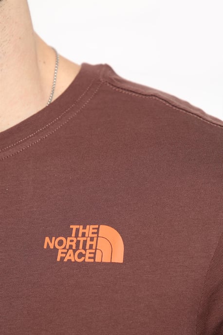 The North Face Vertikal-T-Shirt in Lila / Orange - Image 3