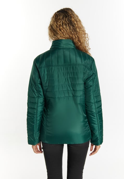 Mymo Leicht wattierte Jacke Damen dunkelgrün - Image 4