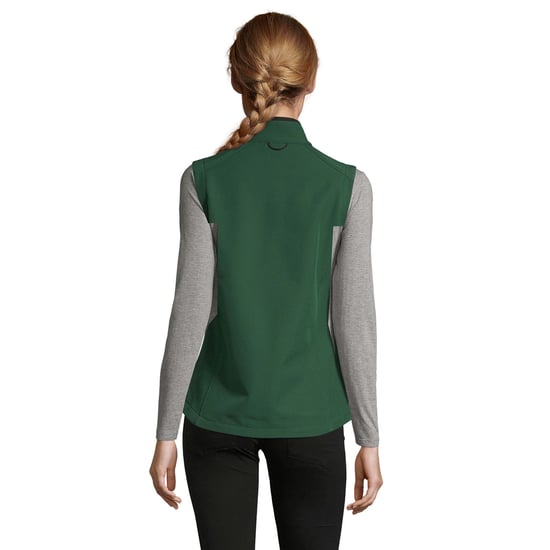 SOLS Womens/Ladies Rallye Soft Shell Bodywarmer Jacket (flaschengrün) - Image 4