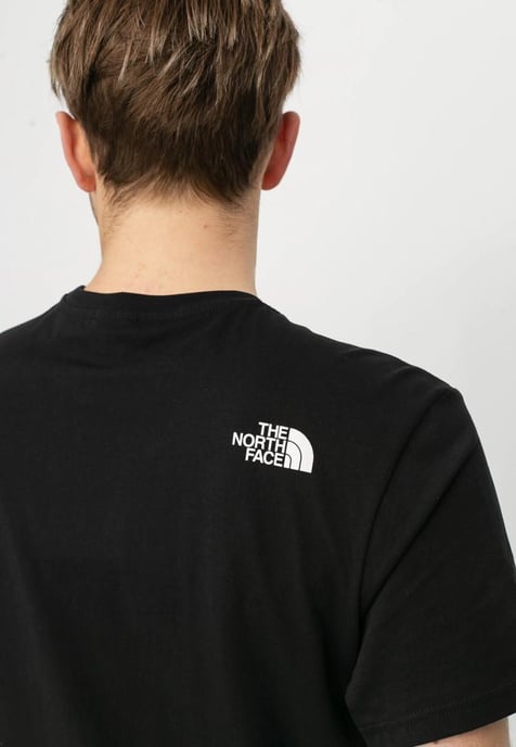 The North Face Mens SS einfache Kuppel T Shirt schwarz - Image 3