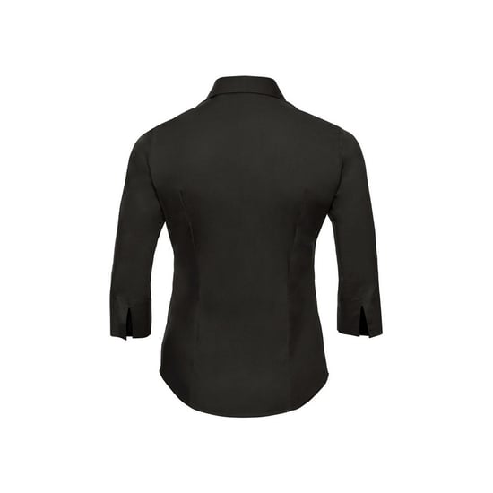 Russell Collection - Formelles Hemd Pflegeleicht für Damen 3/4 Ärmel (Schwarz) - Image 2