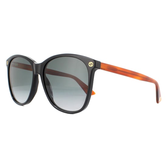 Gucci Sonnenbrille GG0024S 003 Schwarz Braun Grau Gradient - Image 2