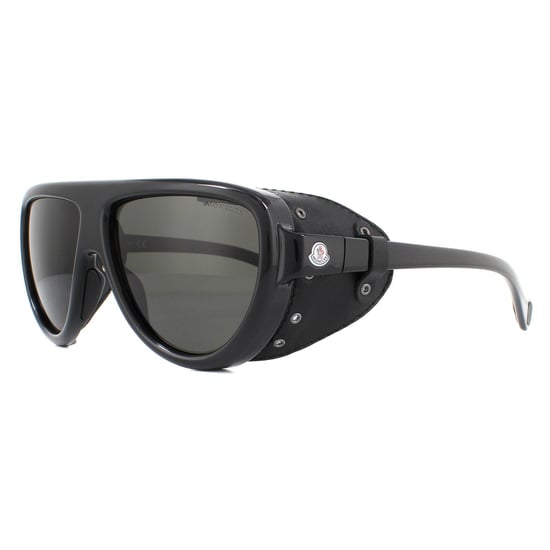 Moncler Lunettes De Soleil ML0089 01D Smoke Noir Smoke Polarisé - Image 2