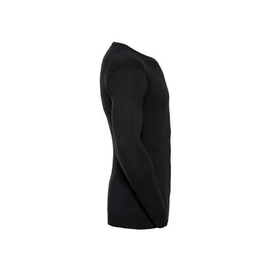 Russell Collection - Sweatshirt V-Ausschnitt für Herren (Schwarz) - Image 3